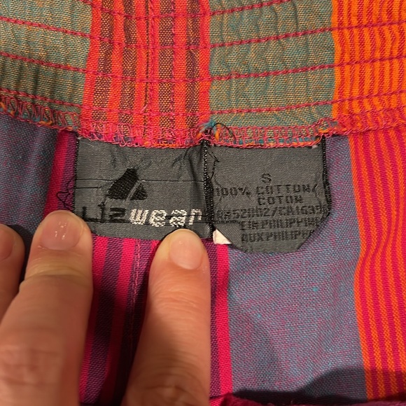 Vintage Lizwear - plaid long shorts, size small - Picture 6 of 8